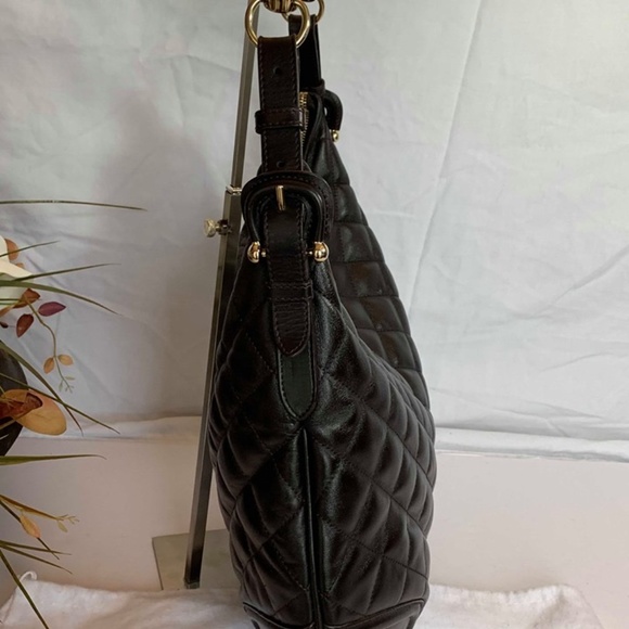 Burberry Quilted Hand bag- chocolate - Picture 5 of 9